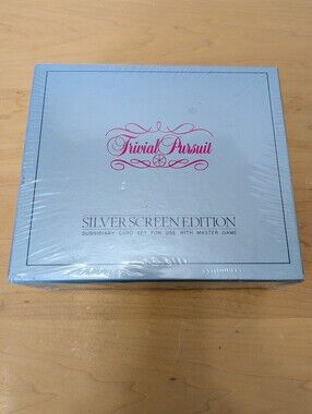 Vintage Trivial Pursuit Silver Screen Edition Movie Board Game Extension SEALED